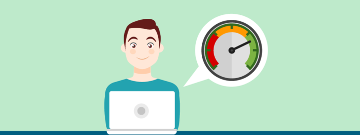 site veloz, usuário feliz