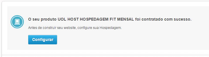 configurar a hospedagem UOL Host