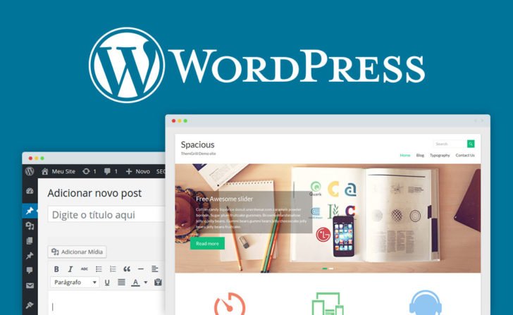 wordpress criador de sites